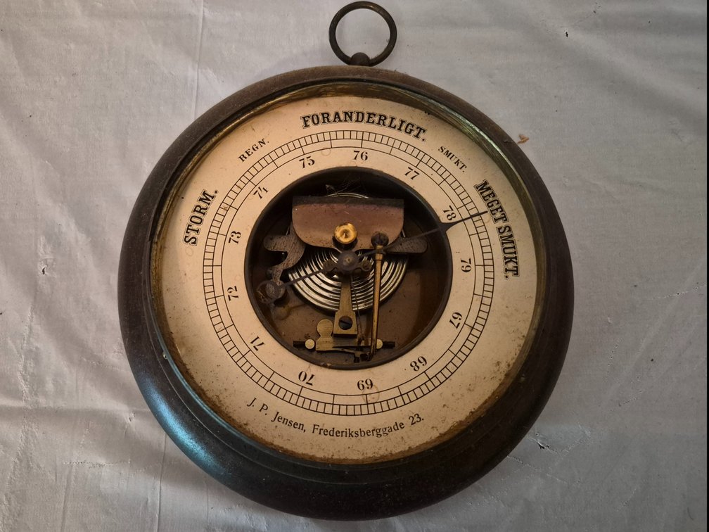 J.P. Jensen Antique Wall Barometer