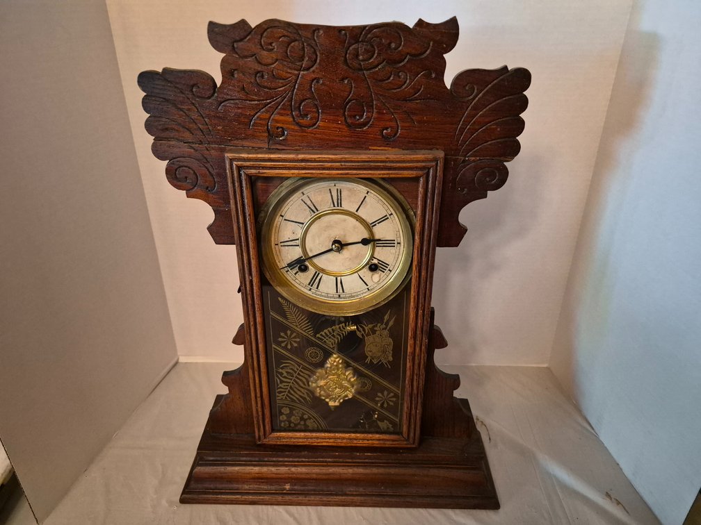 Waterbury Mantle Clock 20.5"