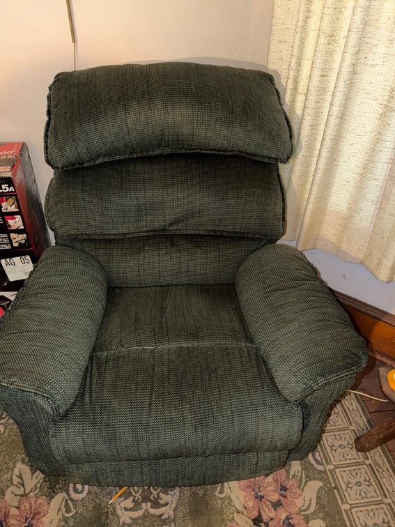 Green Colored Rocker Recliner