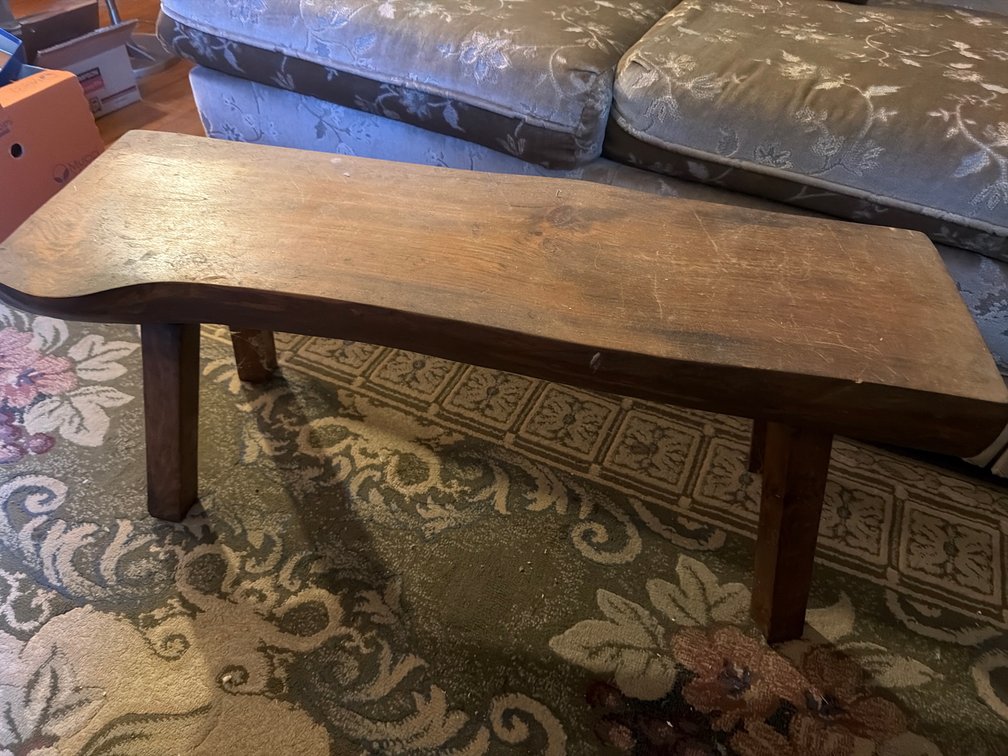 Wood Bench-14” X 33” X 10”