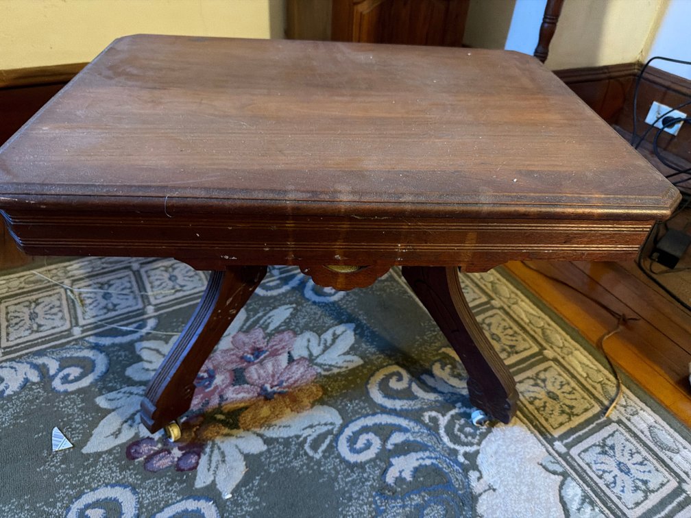 Vintage Parlor Table-17” X 28” X 20”