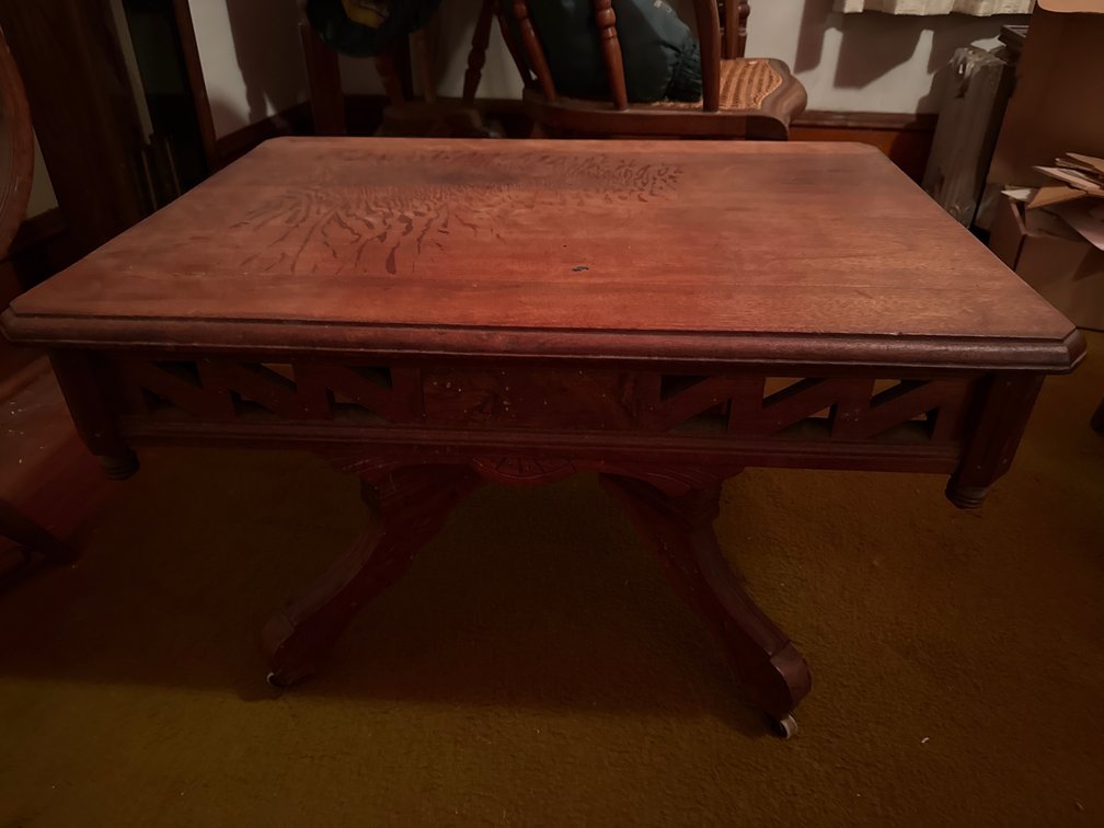 16.5”x29.5”x21” Table on Wheels