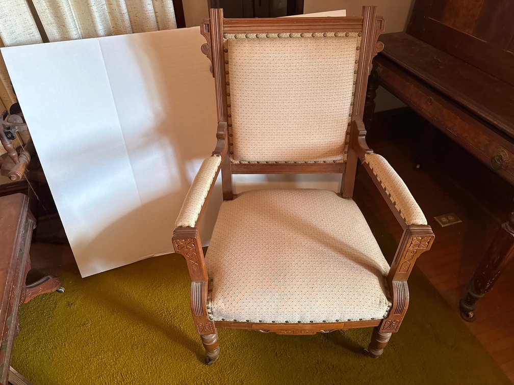 Antique Victorian Eastlake Armchair