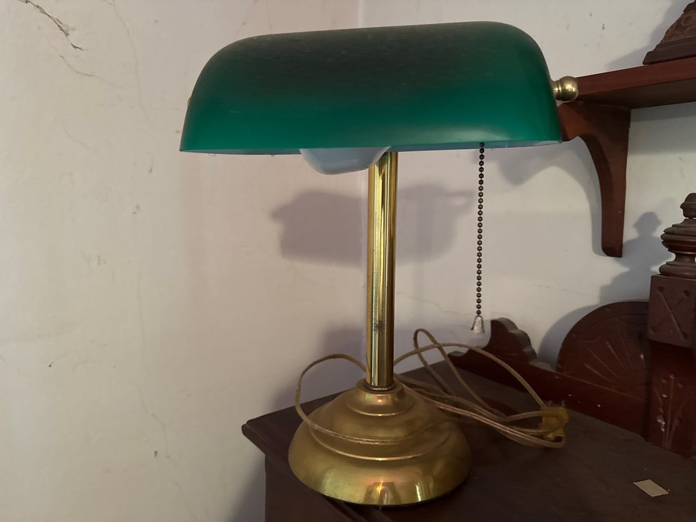 Vintage Bankers Desk Lamp