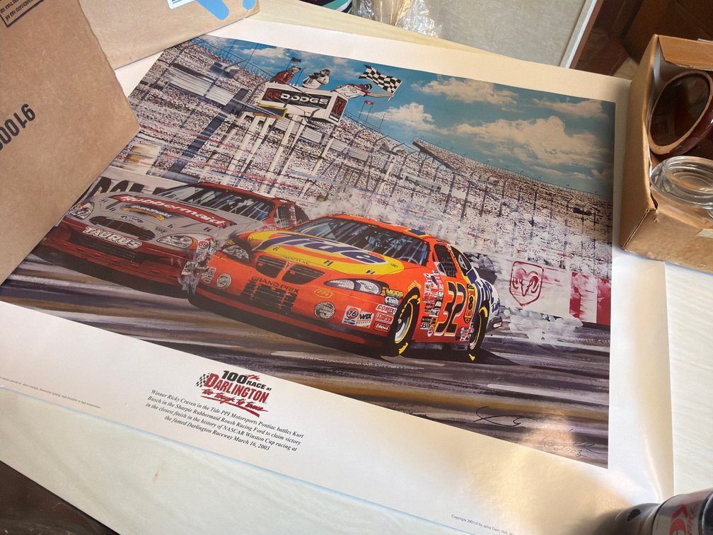 2003 Darlington Raceway Poster
