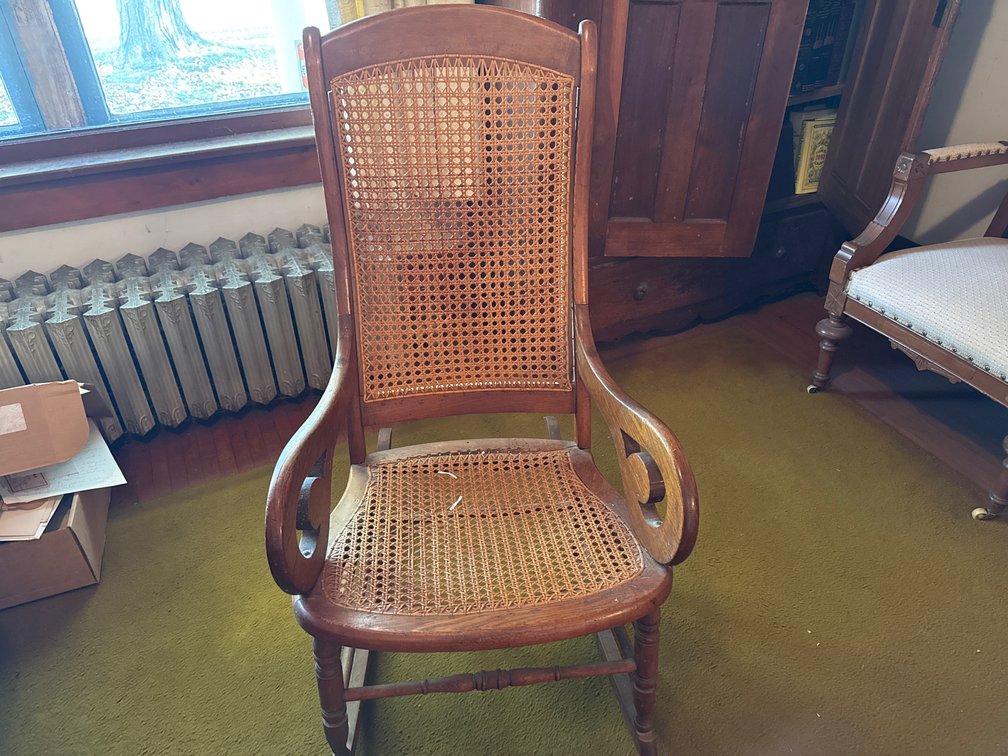 Antique Lincoln Rocking Chair
