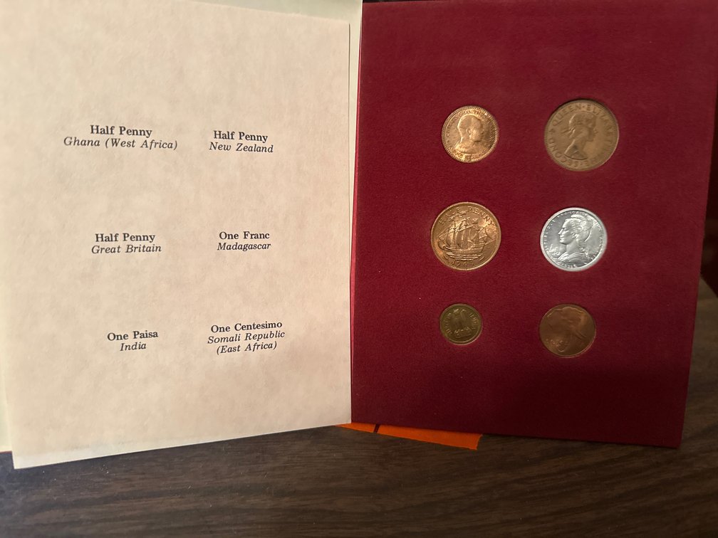 6-Coin Foreign Type Set