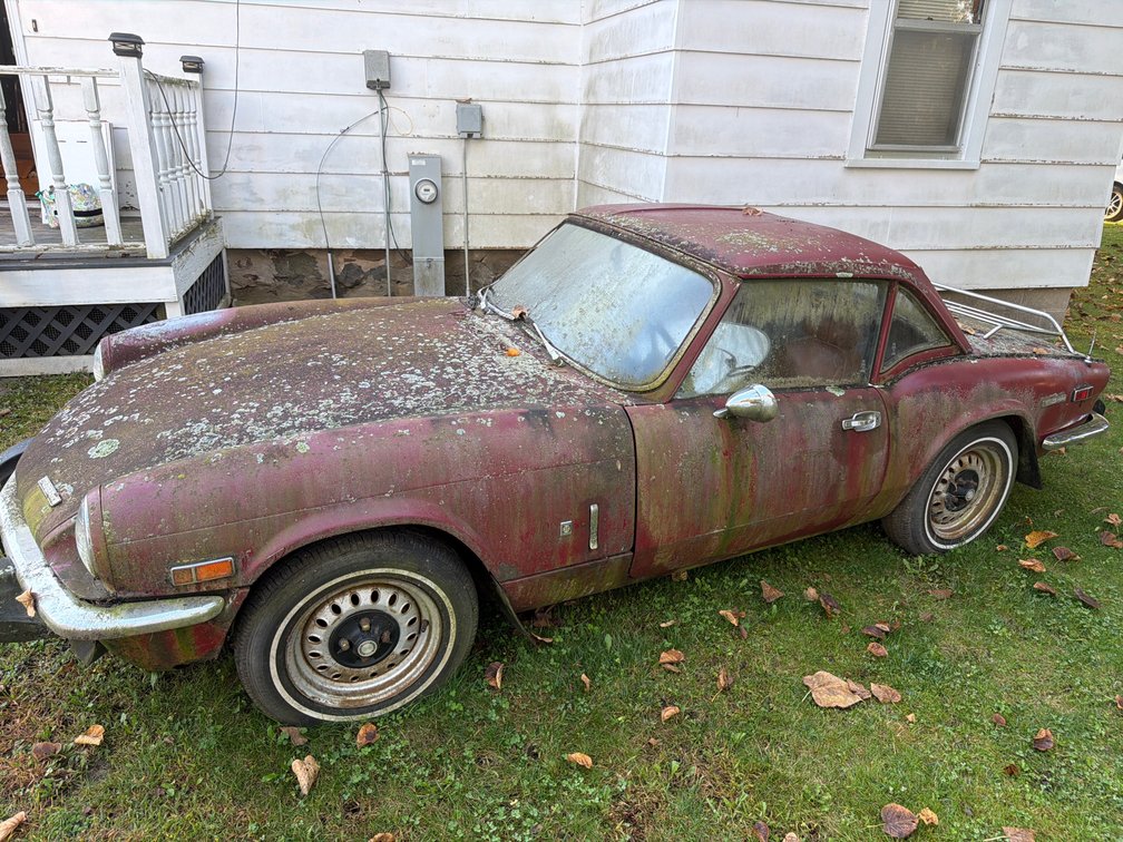1974 Triumph Spitfire, New Tires, Motor Turns over but Won't Start because of Carb Issues, 69,400 Miles