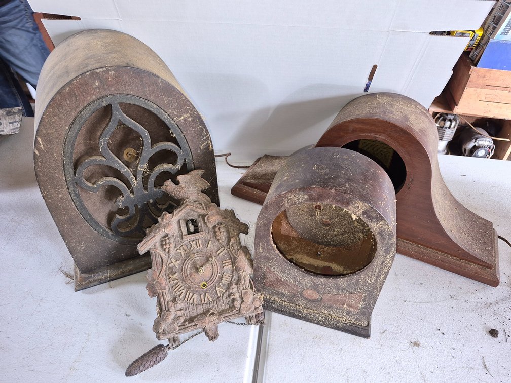 Old Clock Parts