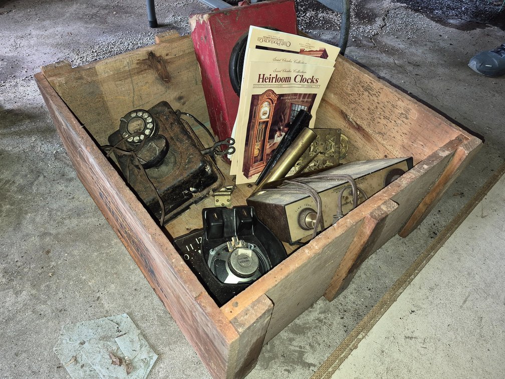 Old Telephone, Clocks, CB Radio, More