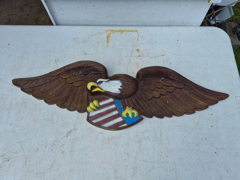 Hard Plastic Hanging Eagle