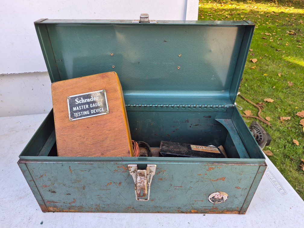 Metal Tool Box & Testing Devices