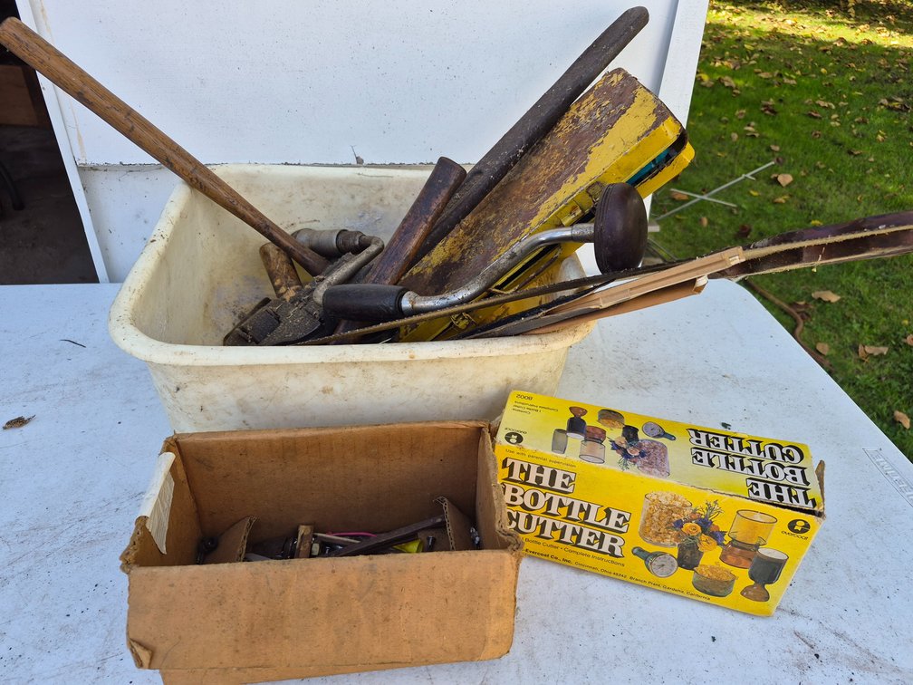 Saw, Pipe Wrench, and More