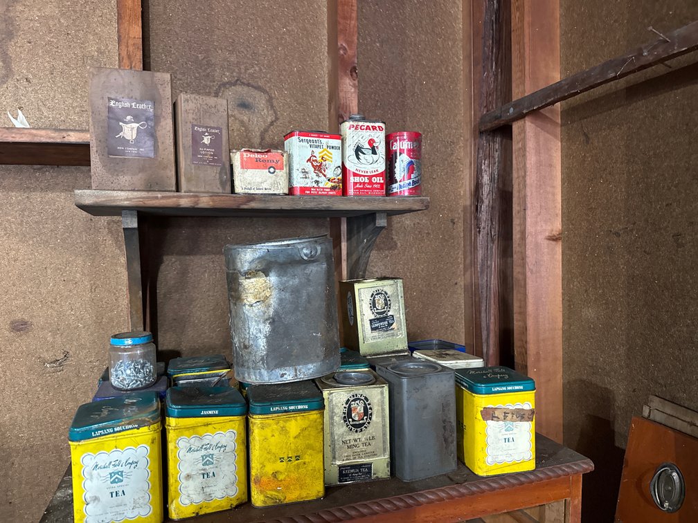 Lot With Tin Cans and Content