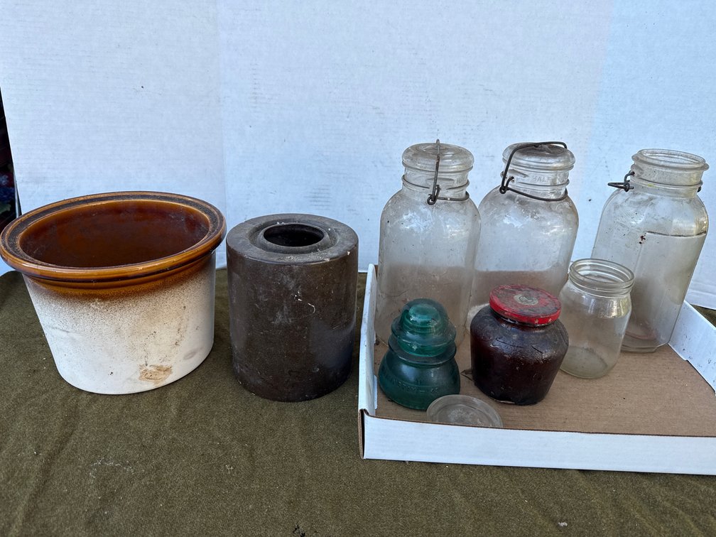 Pots and Glass Jars