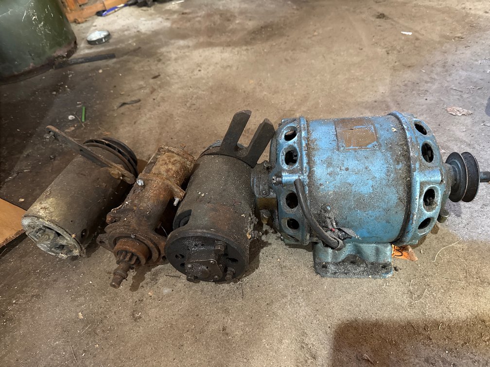 Vintage Starter, Generator, and Electric Moter