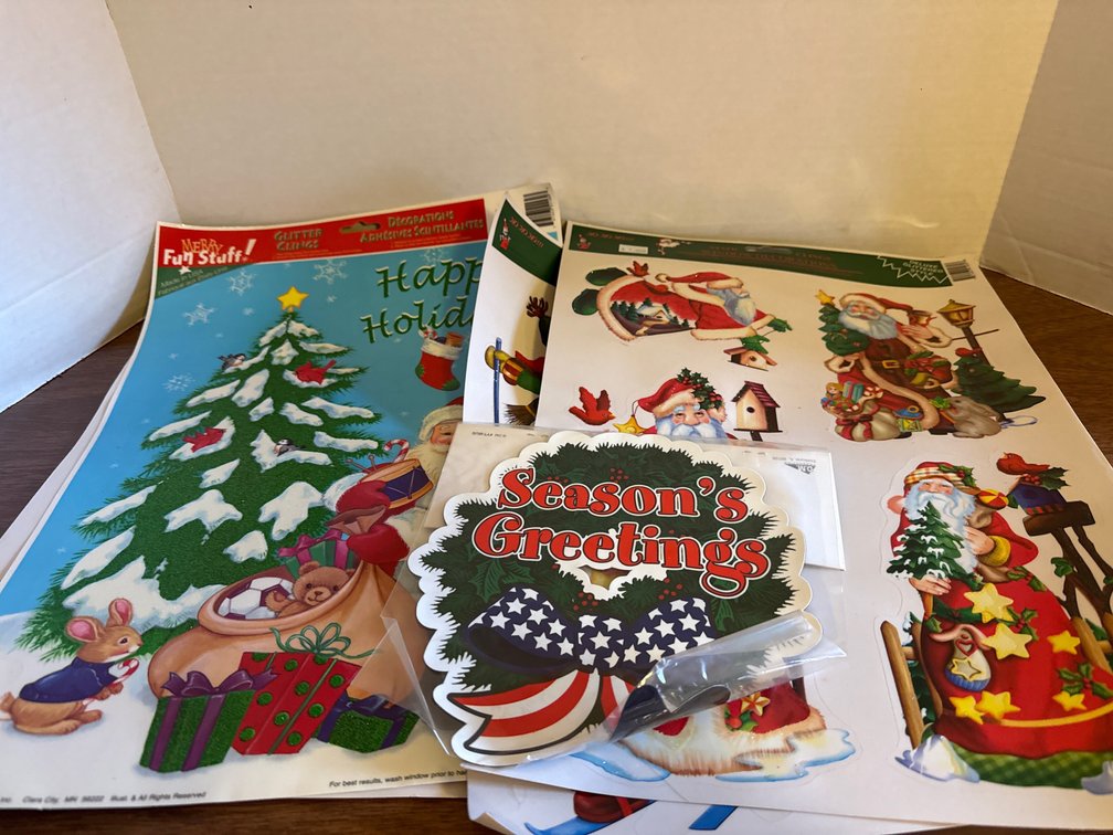 Holiday Window Clings