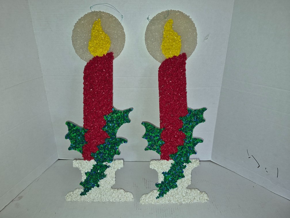 Vintage Plastic Popcorn Candles