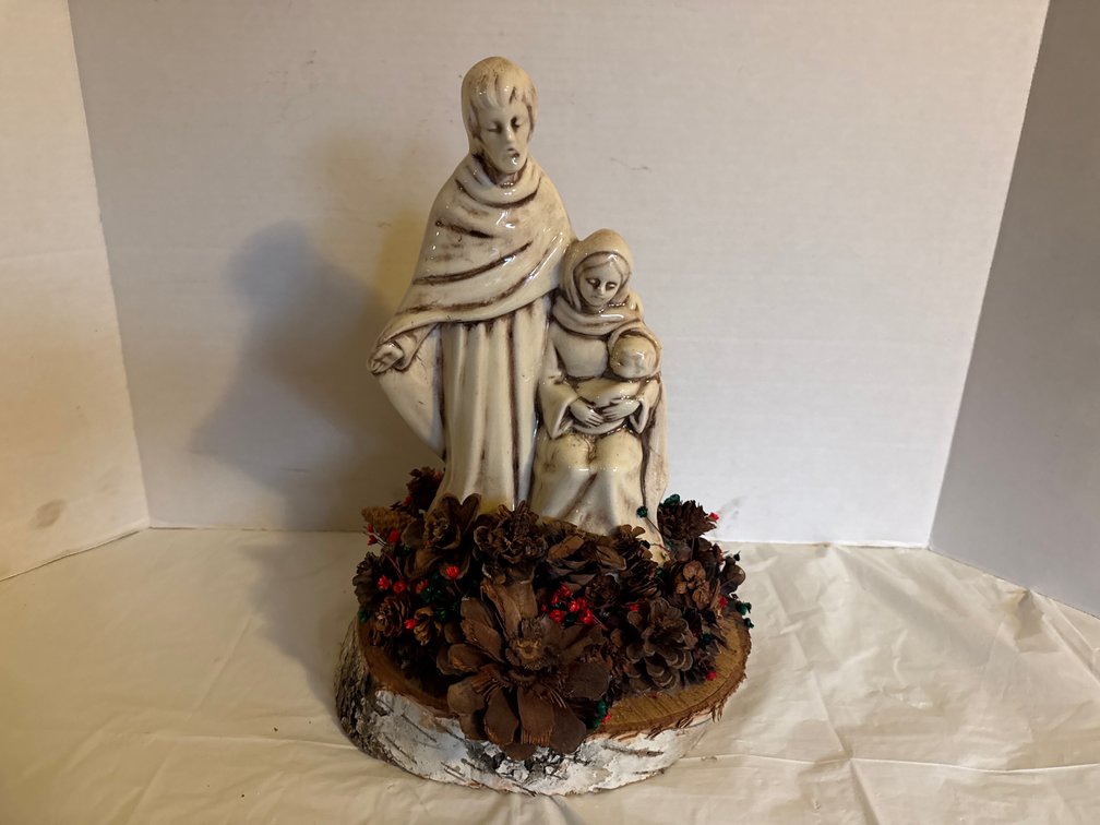 Vintage Holy Family Figurine