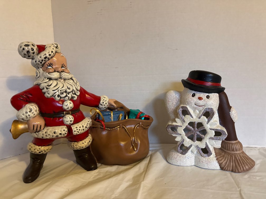 Santa and  Snowman