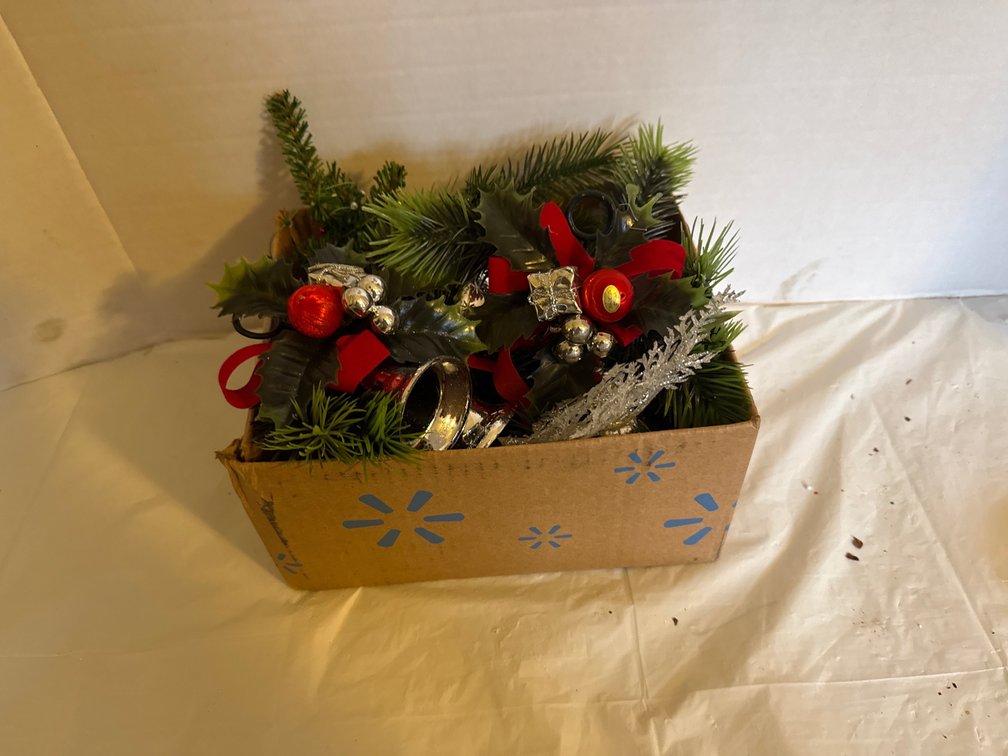 Box Of Holiday Greens