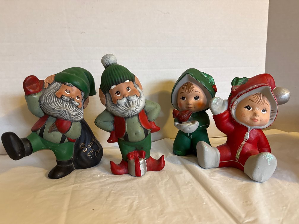 7” Ceramic Elves