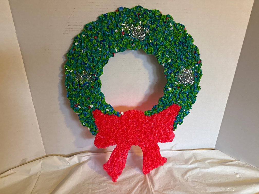 Vintage Popcorn Wreath