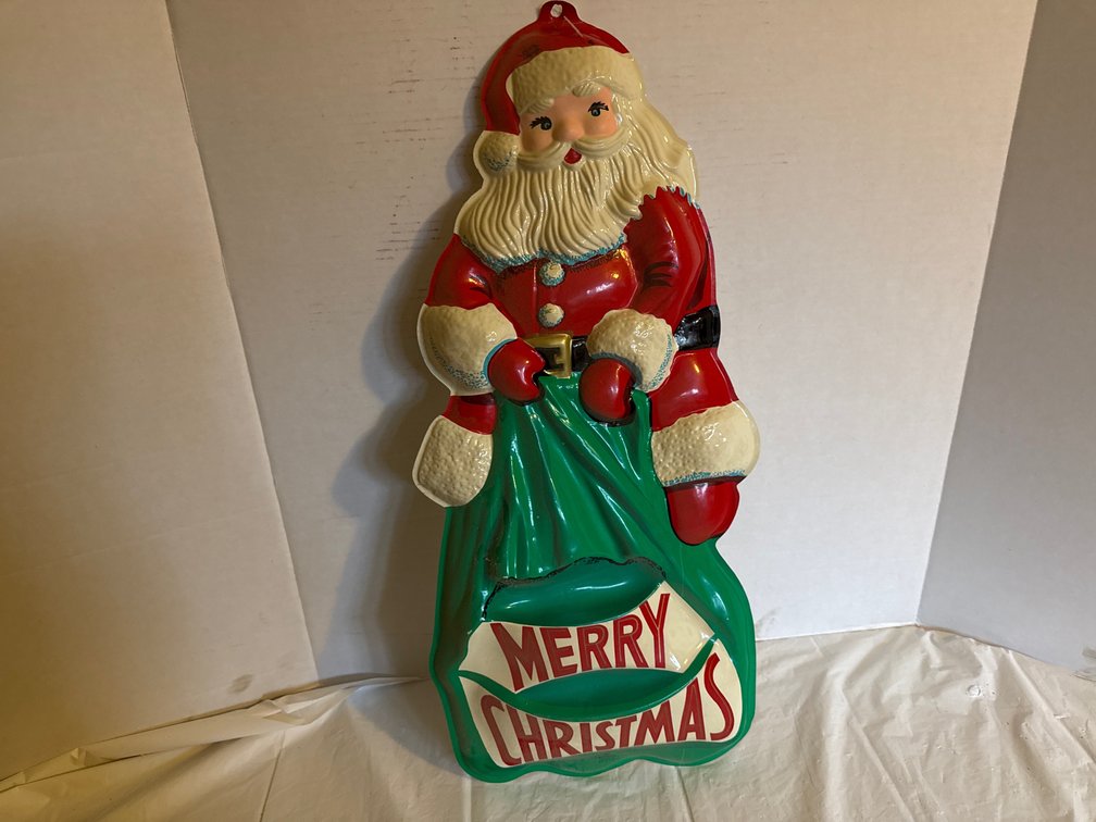 2’ Blow Mold Merry Christmas Wall Hanging