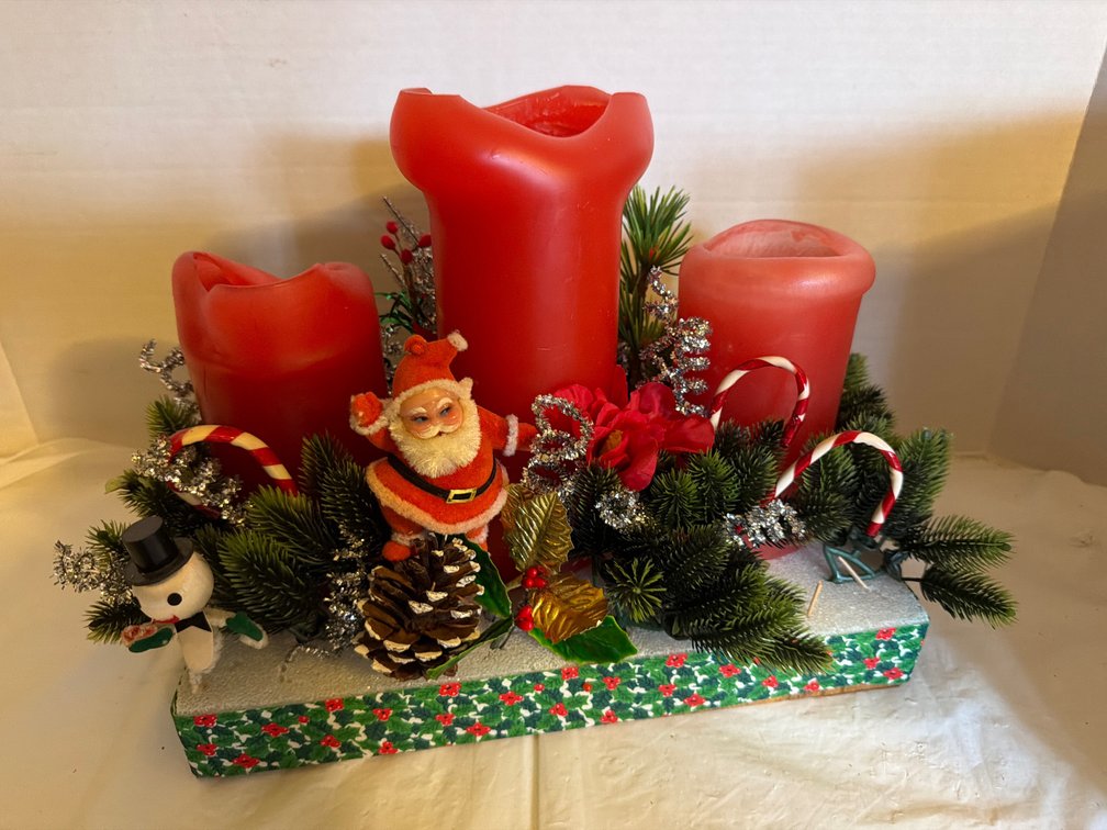 Vintage Candle Centerpiece