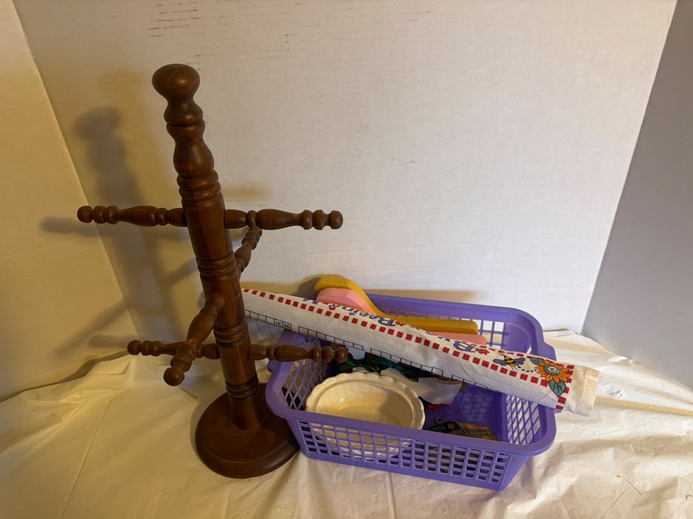 Basket of Misc. Home Decor