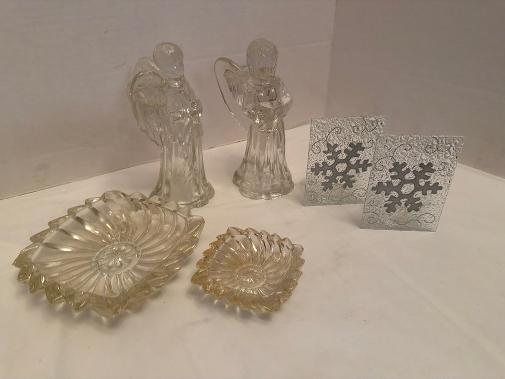 Glass Trinkets, Candle Holder