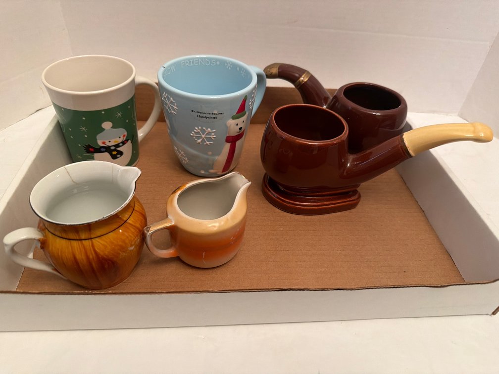 Collection of Vintage Novelty Ceramic Mugs