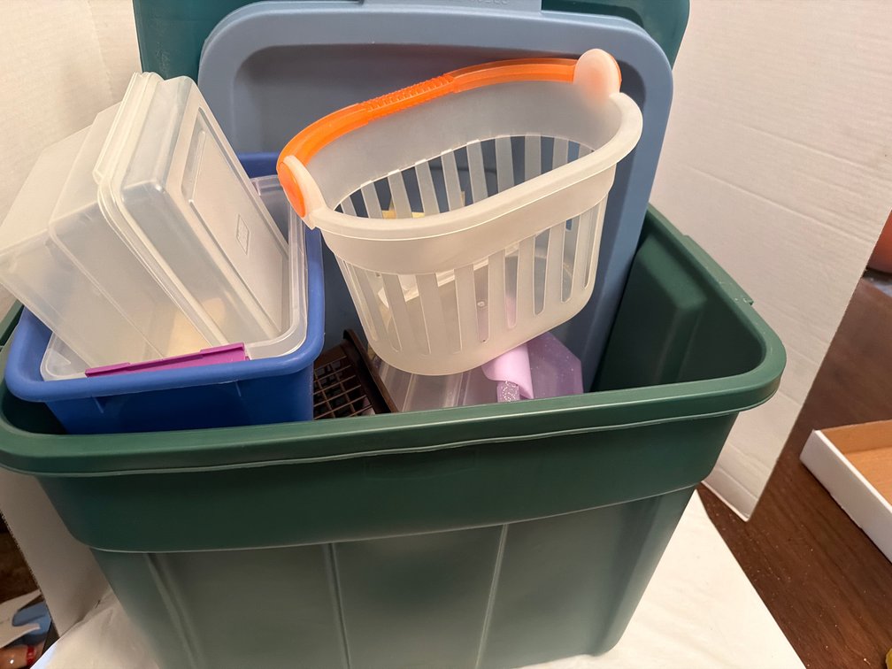 Tote with a Variety of Containers