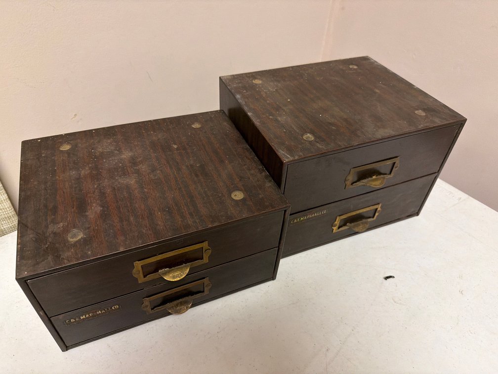 Metal File Boxes with Hardware