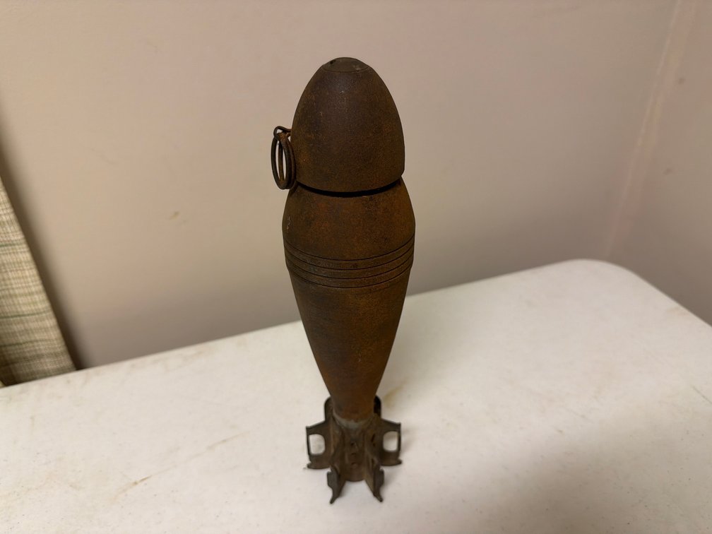 Vintage Mortar Round