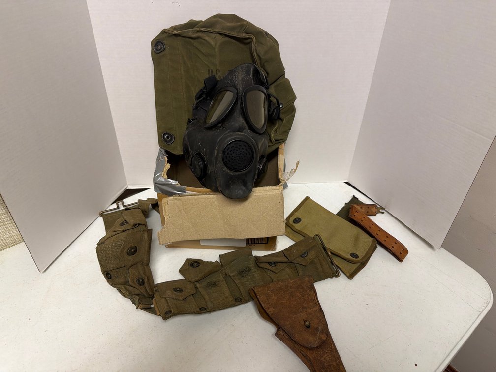 Military Equipment And Gas Mask