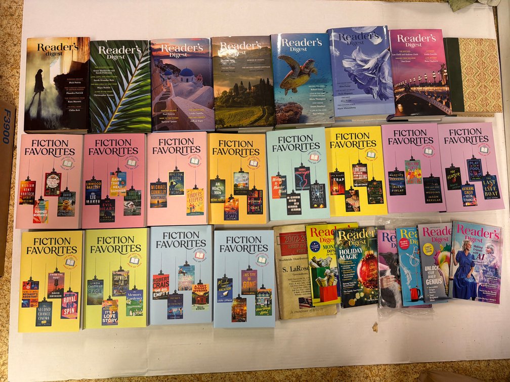 Readers Digest/Fiction Favorite Lot