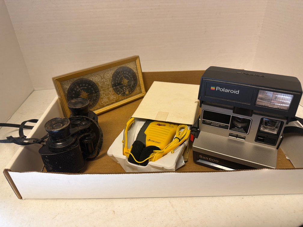 Polaroid Camera/Binoculars/MP3 Player