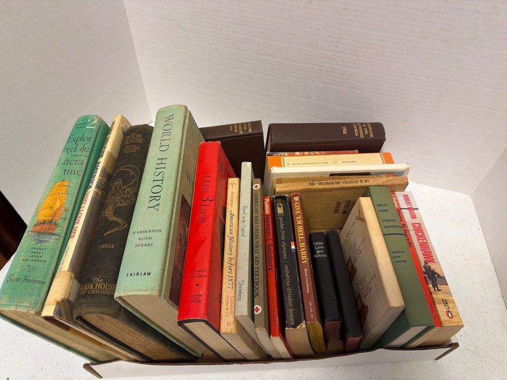 Assorted Hard Cover Books