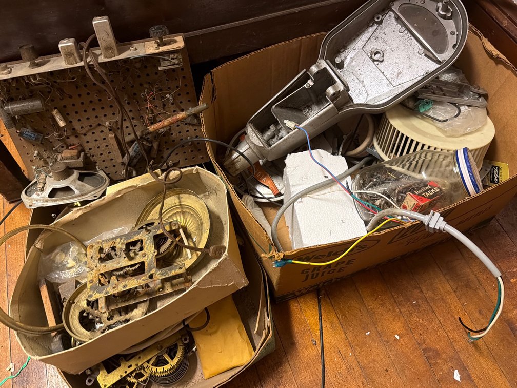 Parking Meter, Parts, Scrap Clock Parts