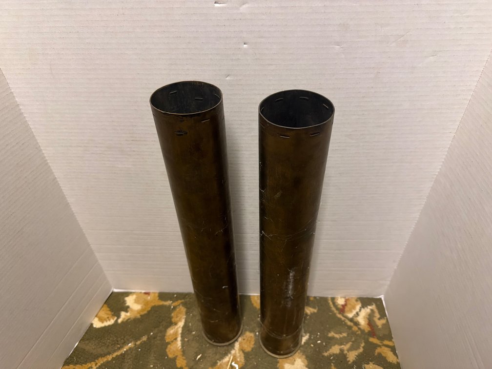 Brass Shell Case-21” Tall
