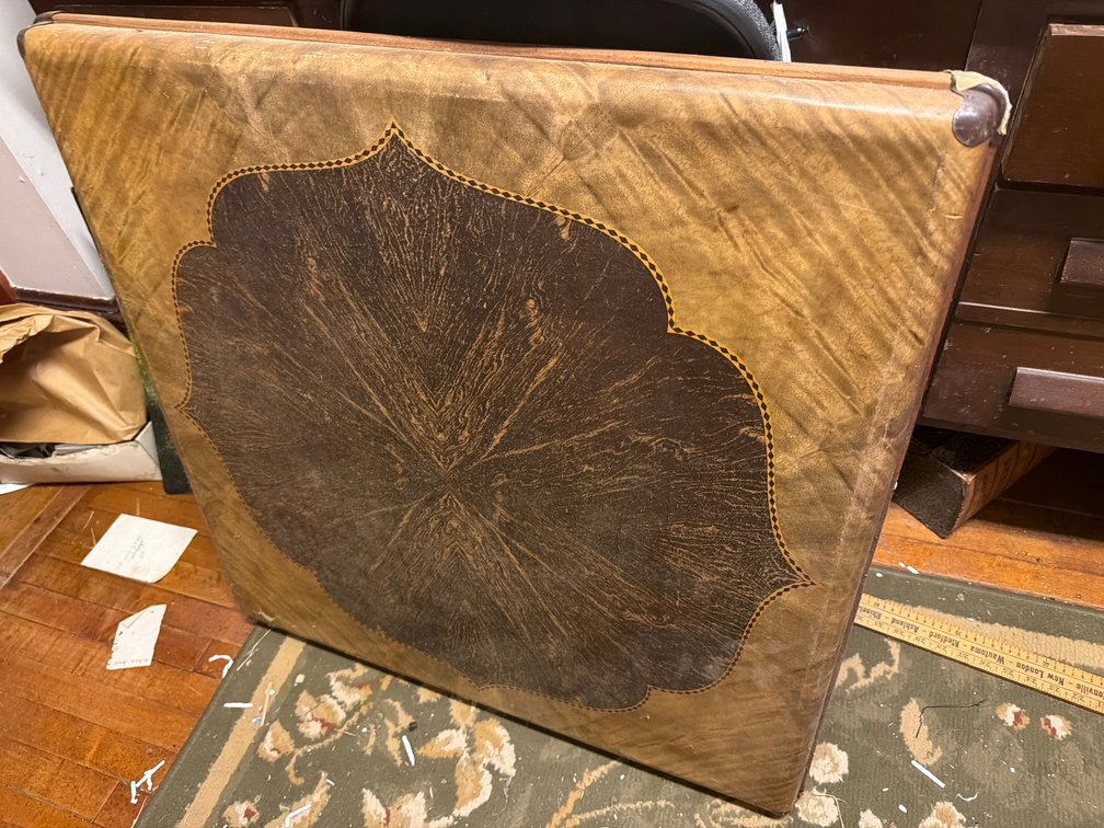 Vintage Wood Frame Folding Card Table