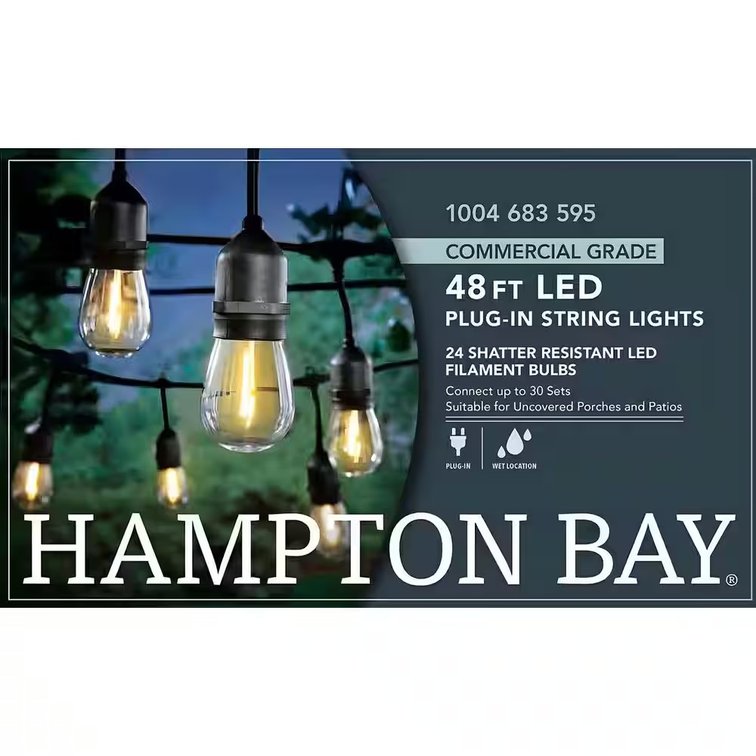 Hampton Bay 24-Light S14 LED String Light