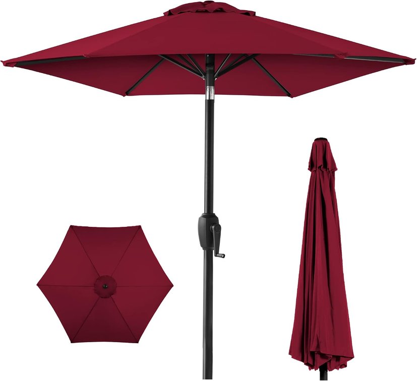 Best Choice 7.5ft Round Market Table Umbrella
