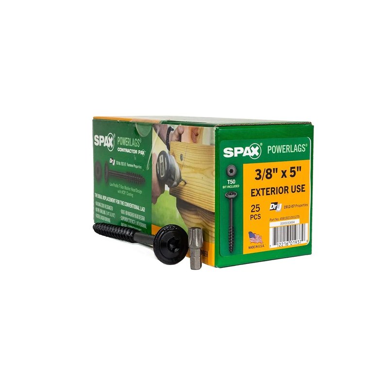 SPAX PowerLags 3/8 in. x 5 in. T-50 Screws