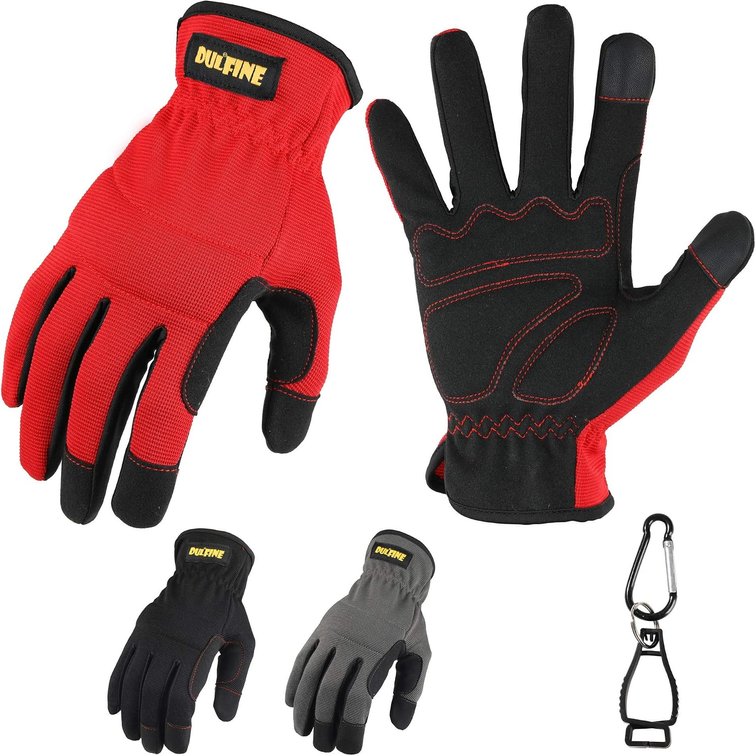DULFINE High Performance Work Gloves 2 Pairs L