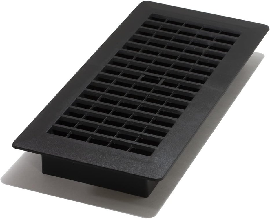 Decor Grates PL410-BLK 4x10 Plastic Register