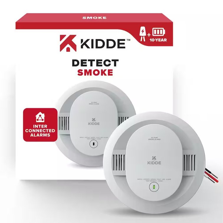 Hardwired Interconnected Smoke Detector