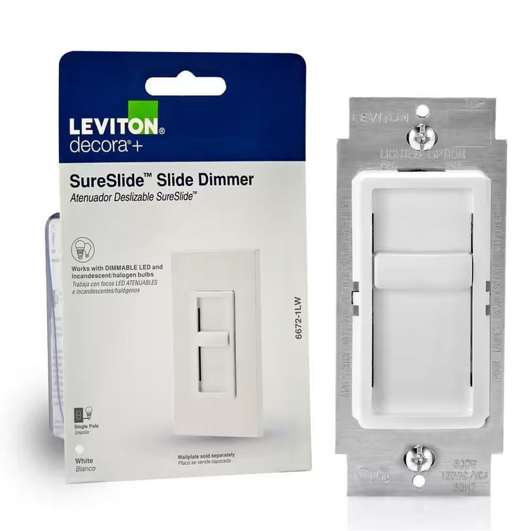SureSlide Dimmer Switch, White