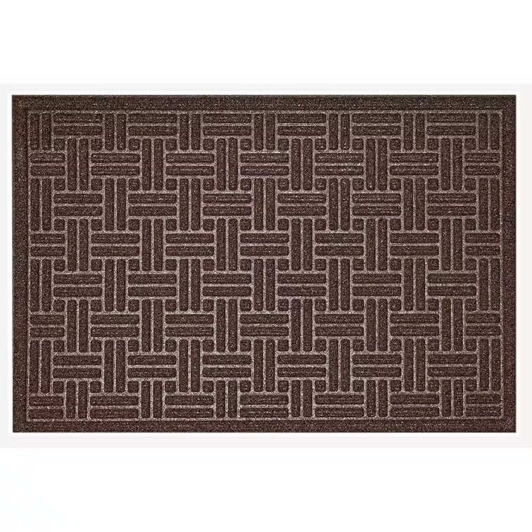 Bricks Brown 24 in. x 36 in. Door Mat